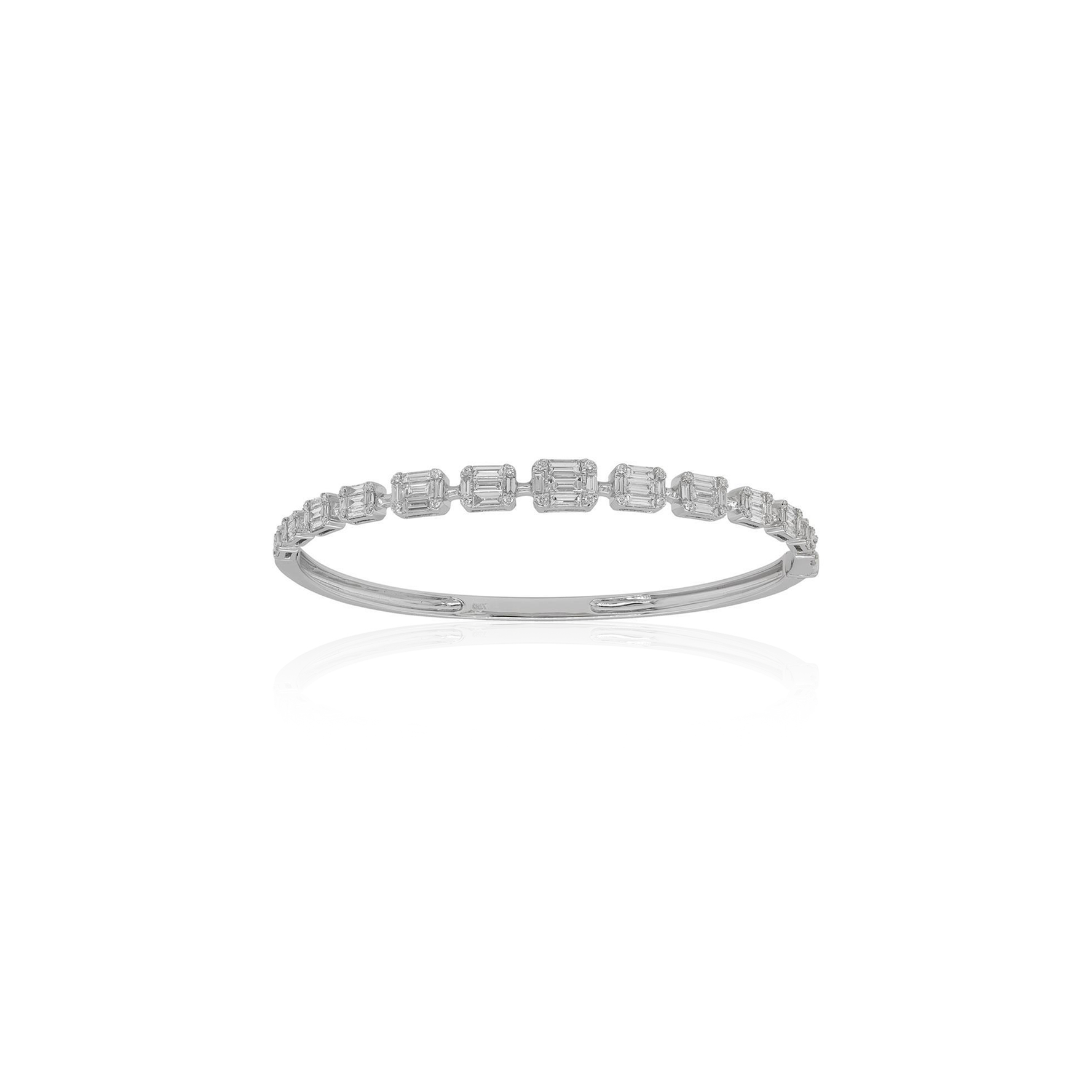 White Diamond Bangle