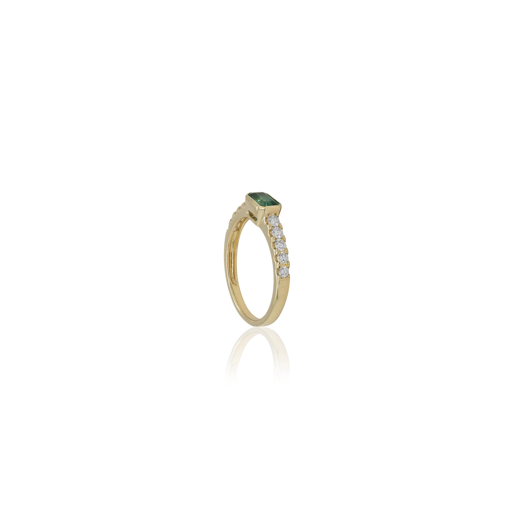 Diamond Emerald Ring