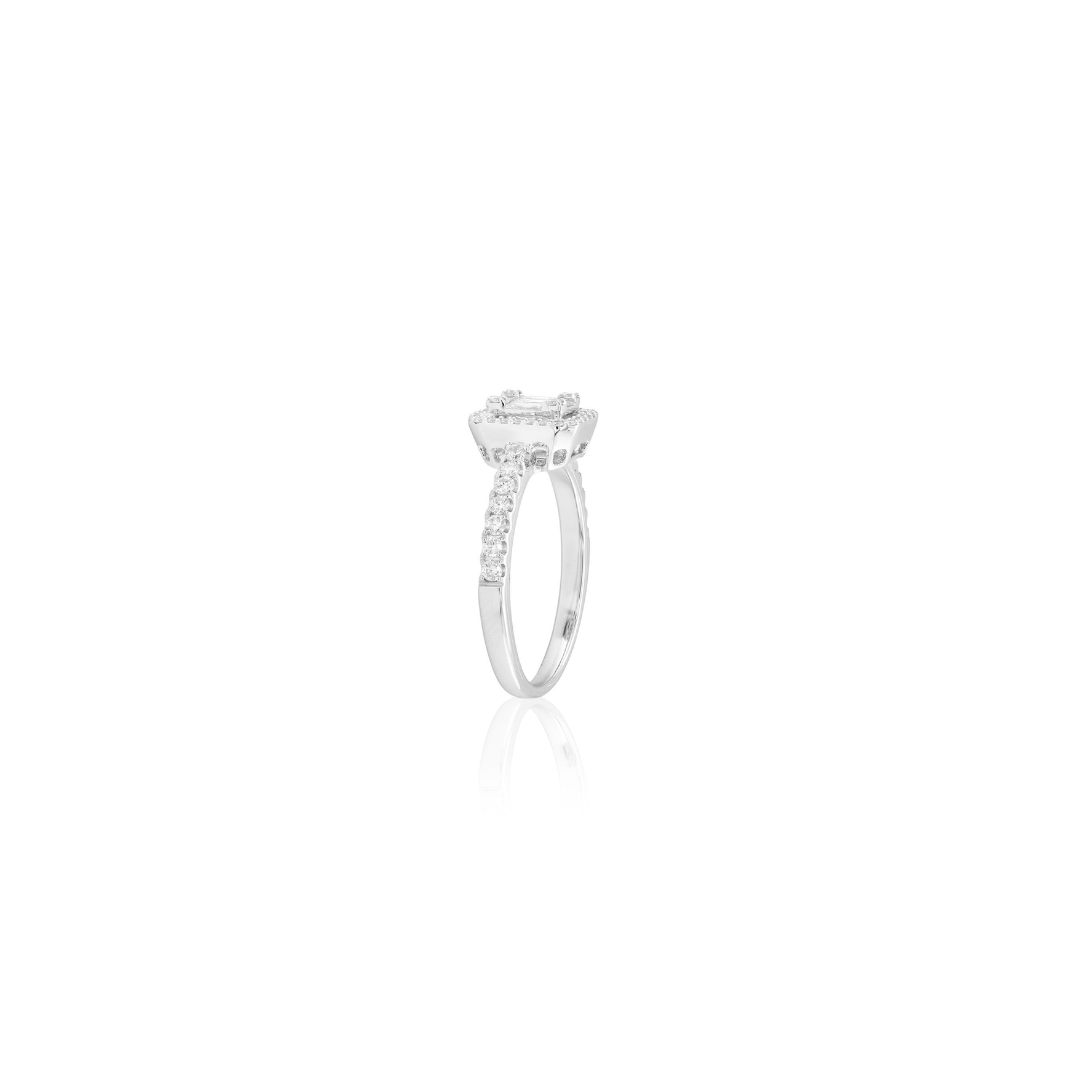 Square Diamond Ring