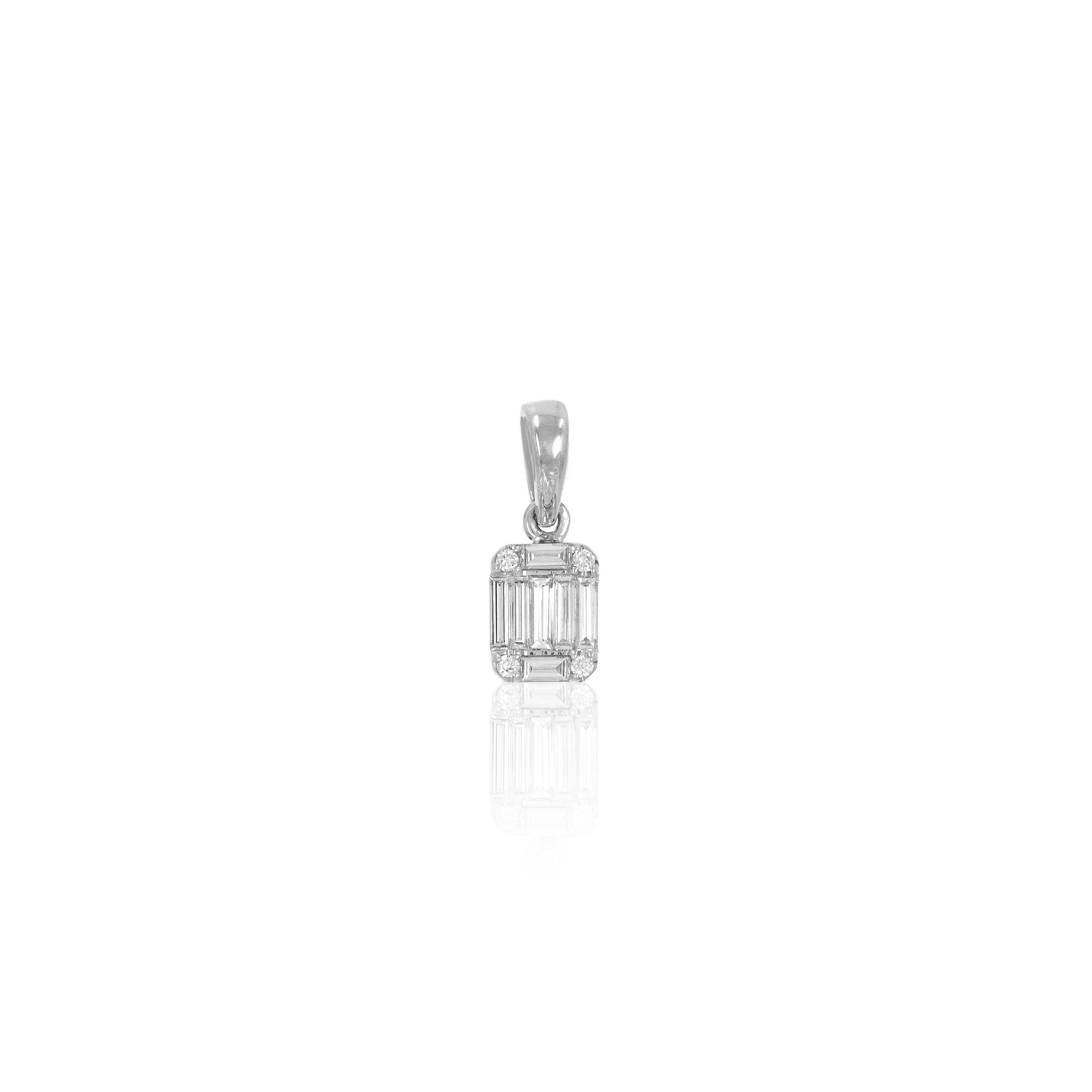 Square Diamond Pendant