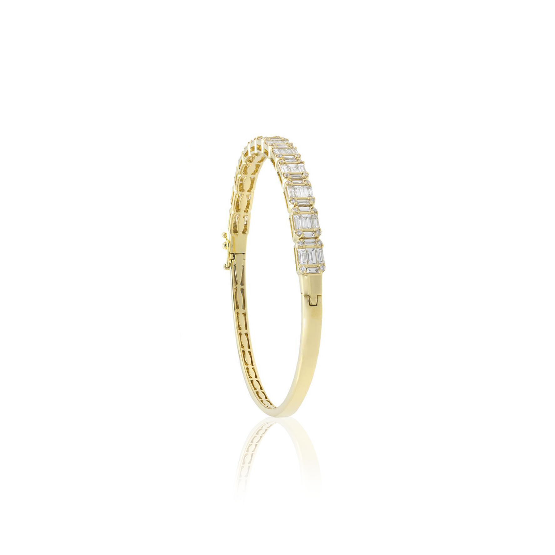 Yellow Diamond Bangle