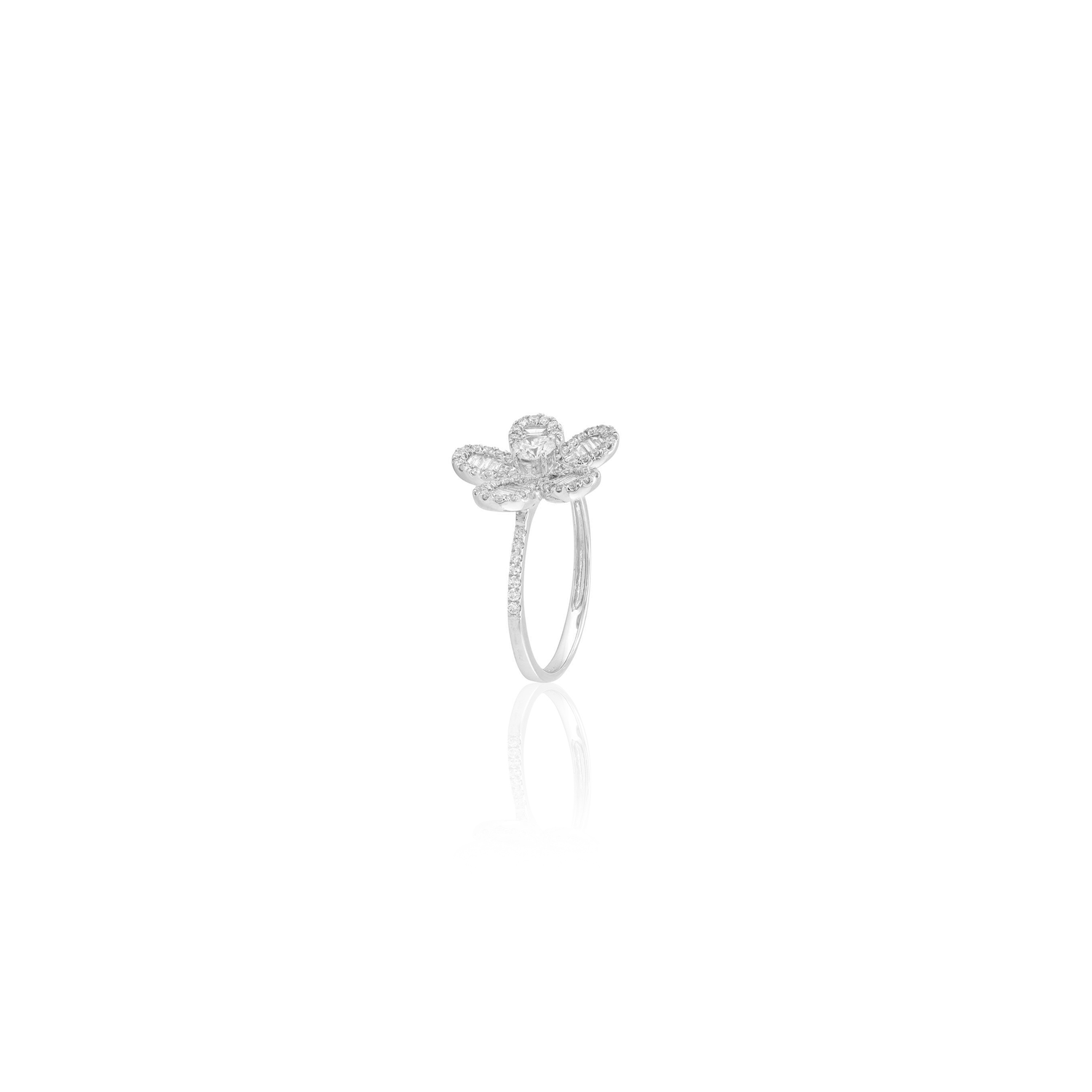 Flower Diamond Ring