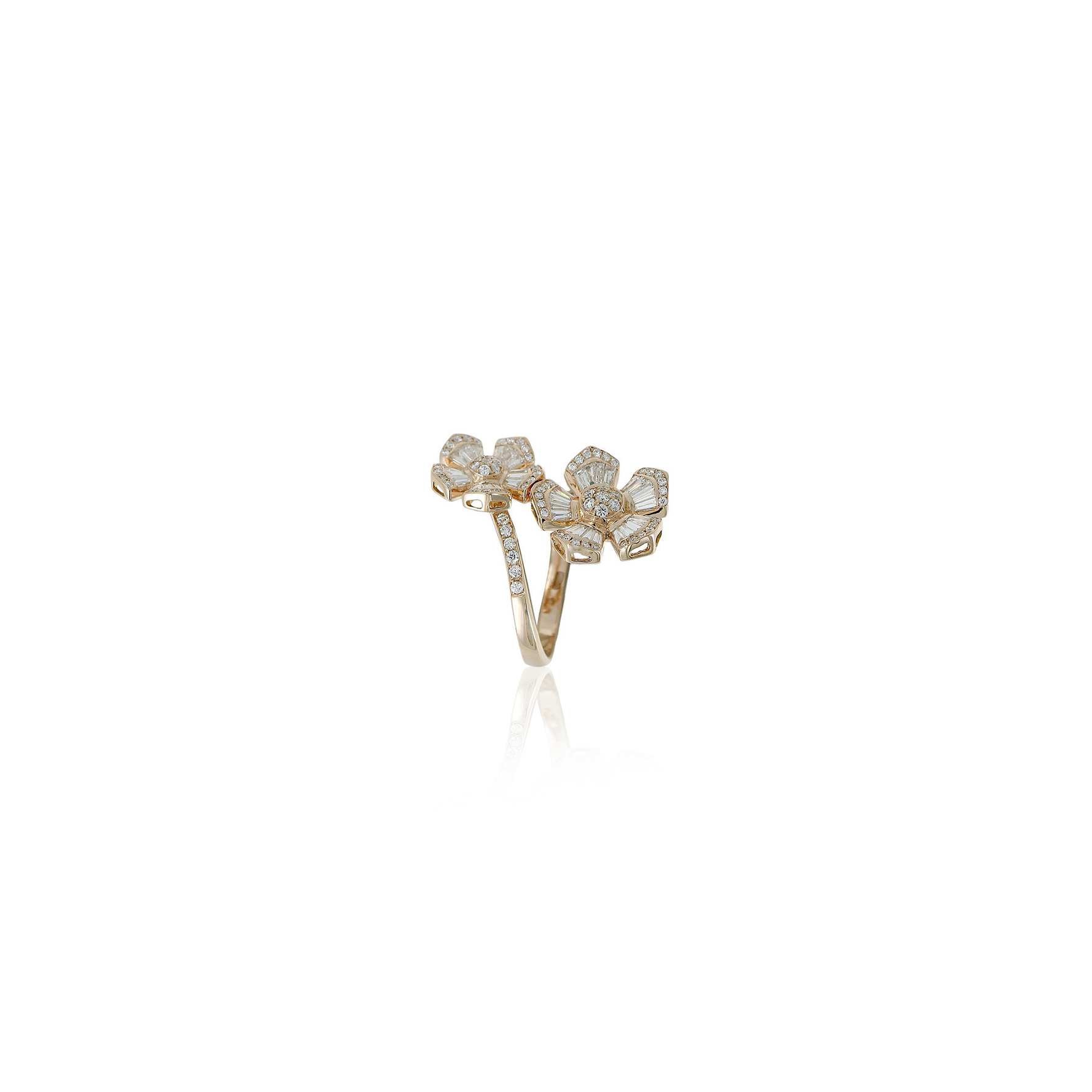 Eternal Jardin Double Flower Ring