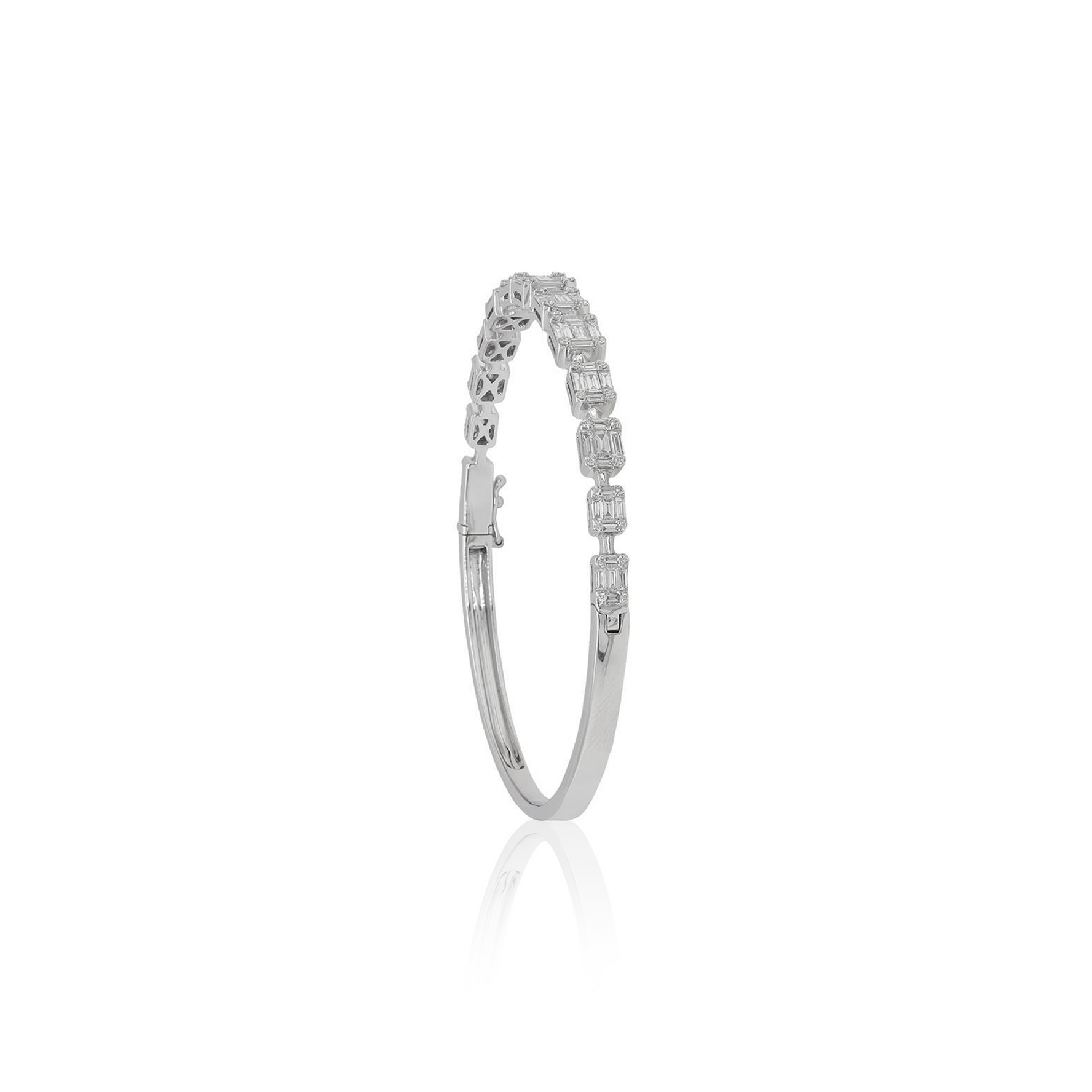 White Diamond Bangle