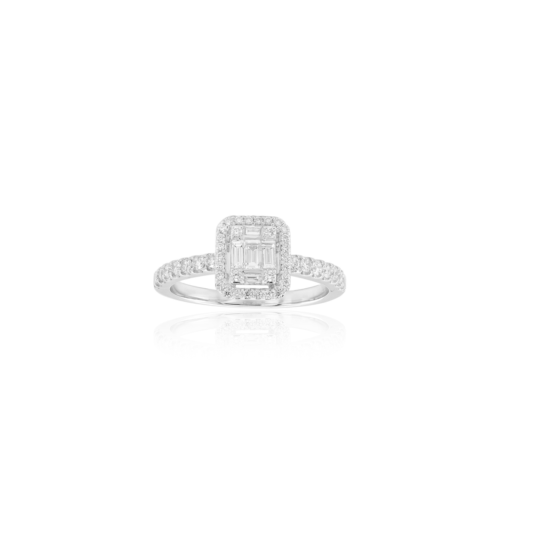 Square Diamond Ring