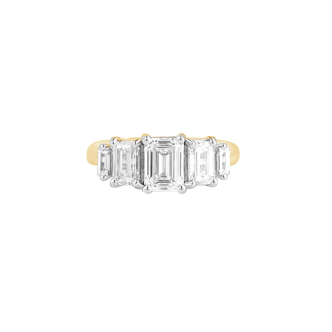 Engagement Ring - Emerald Shape