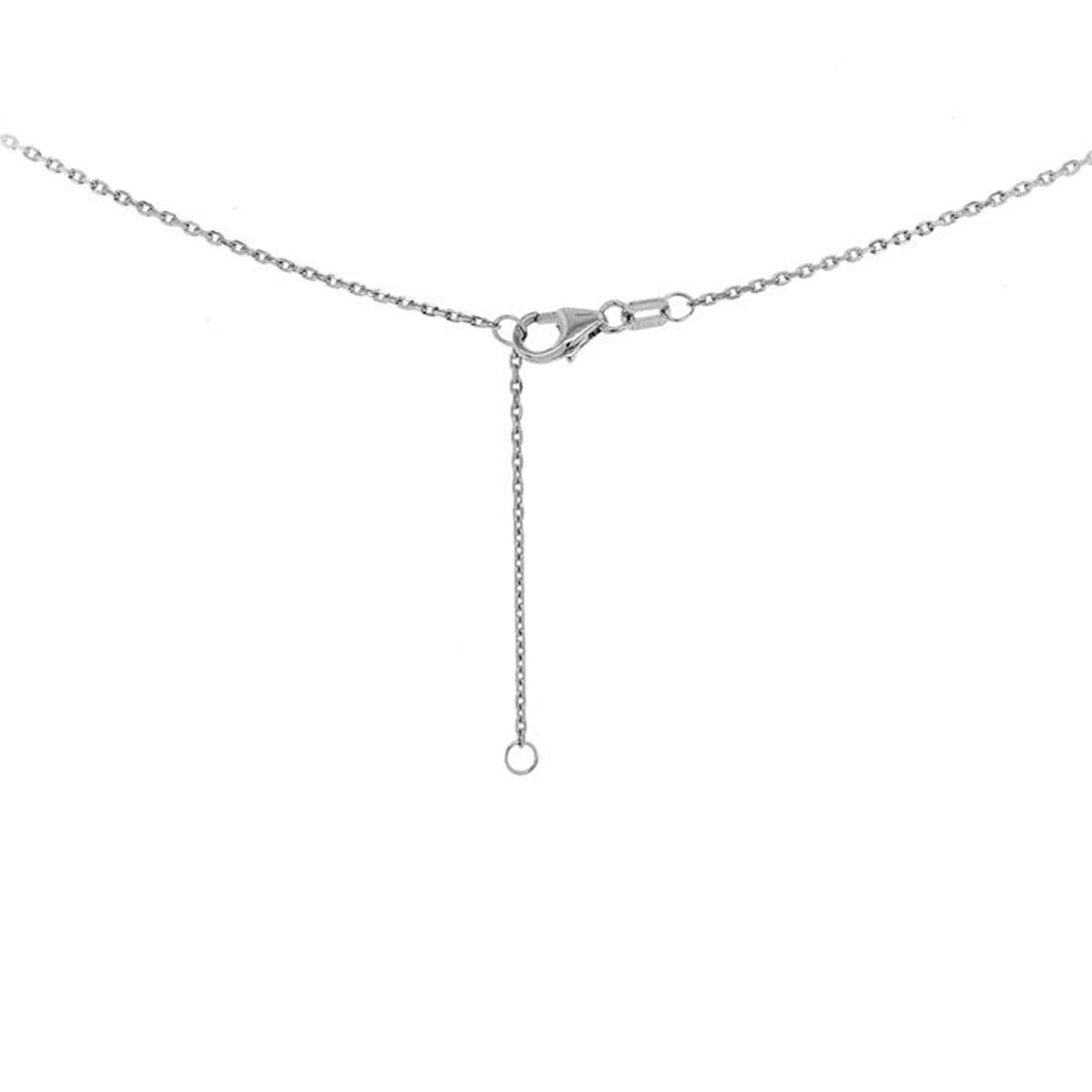 Five Square Diamonds Necklace