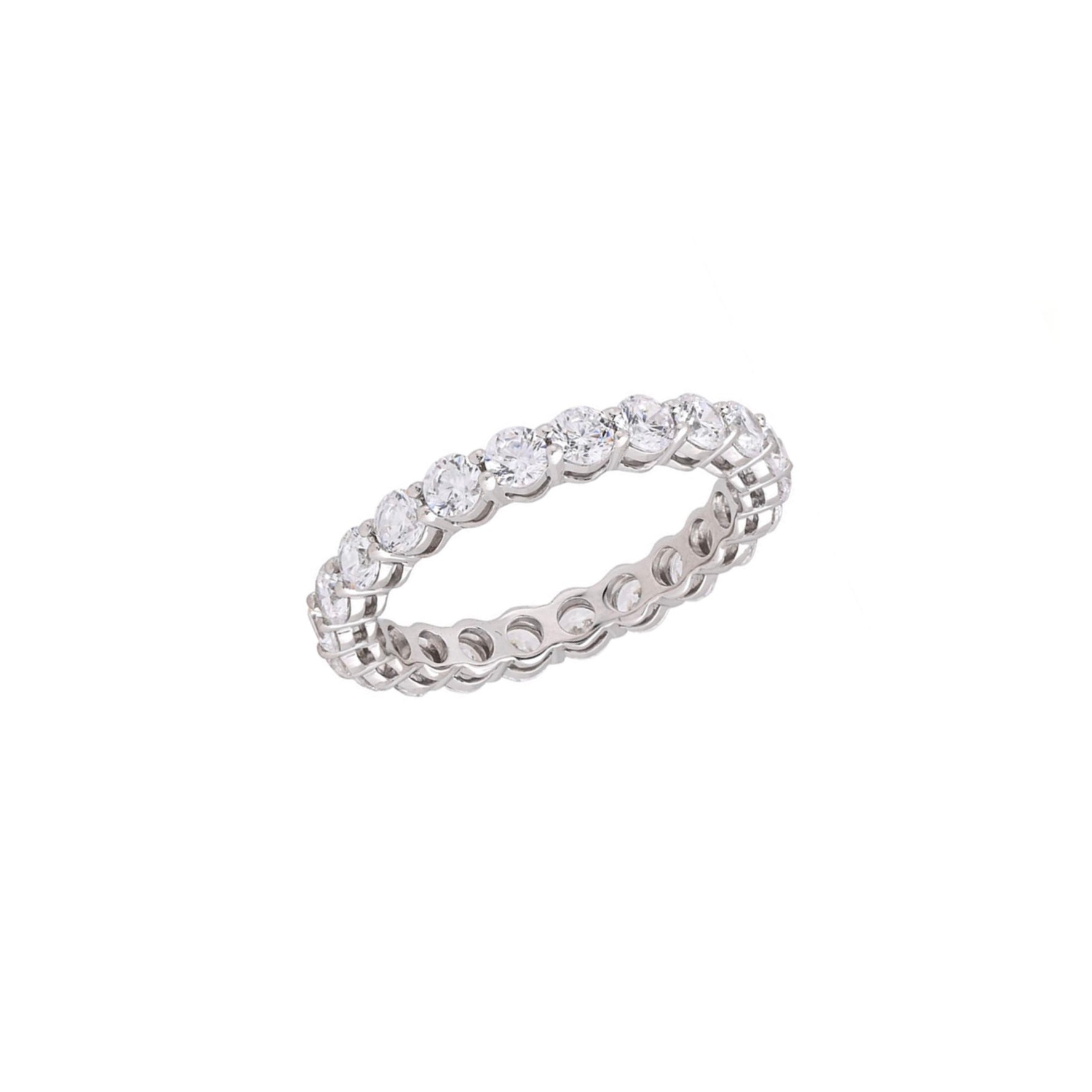 Eternity Diamond Band Ring - Round Shape