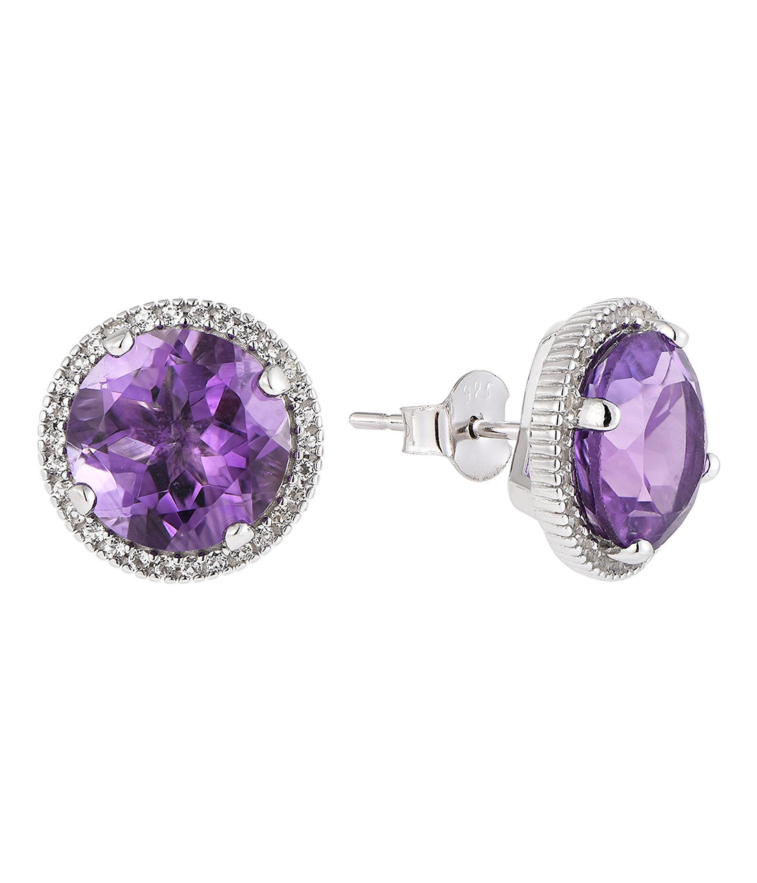 Brazilian Amethyst Earrings – Large Size SR