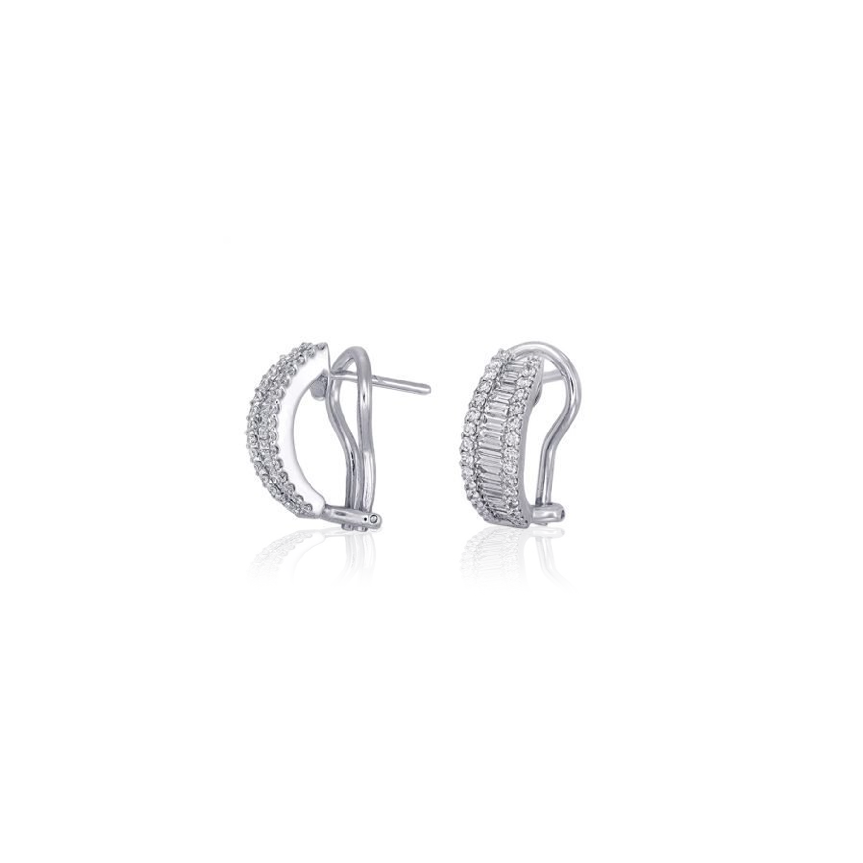 Diamond Hoop Earrings