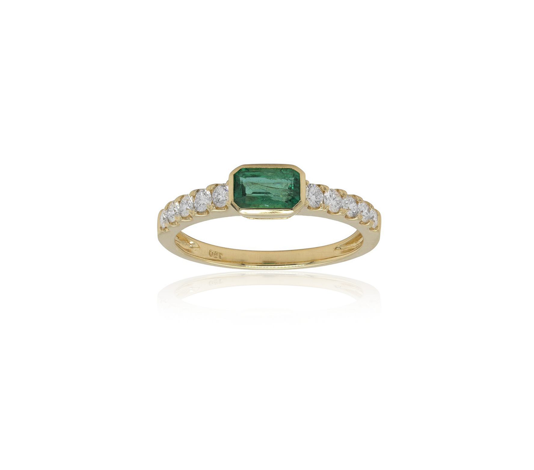 Diamond Emerald Ring