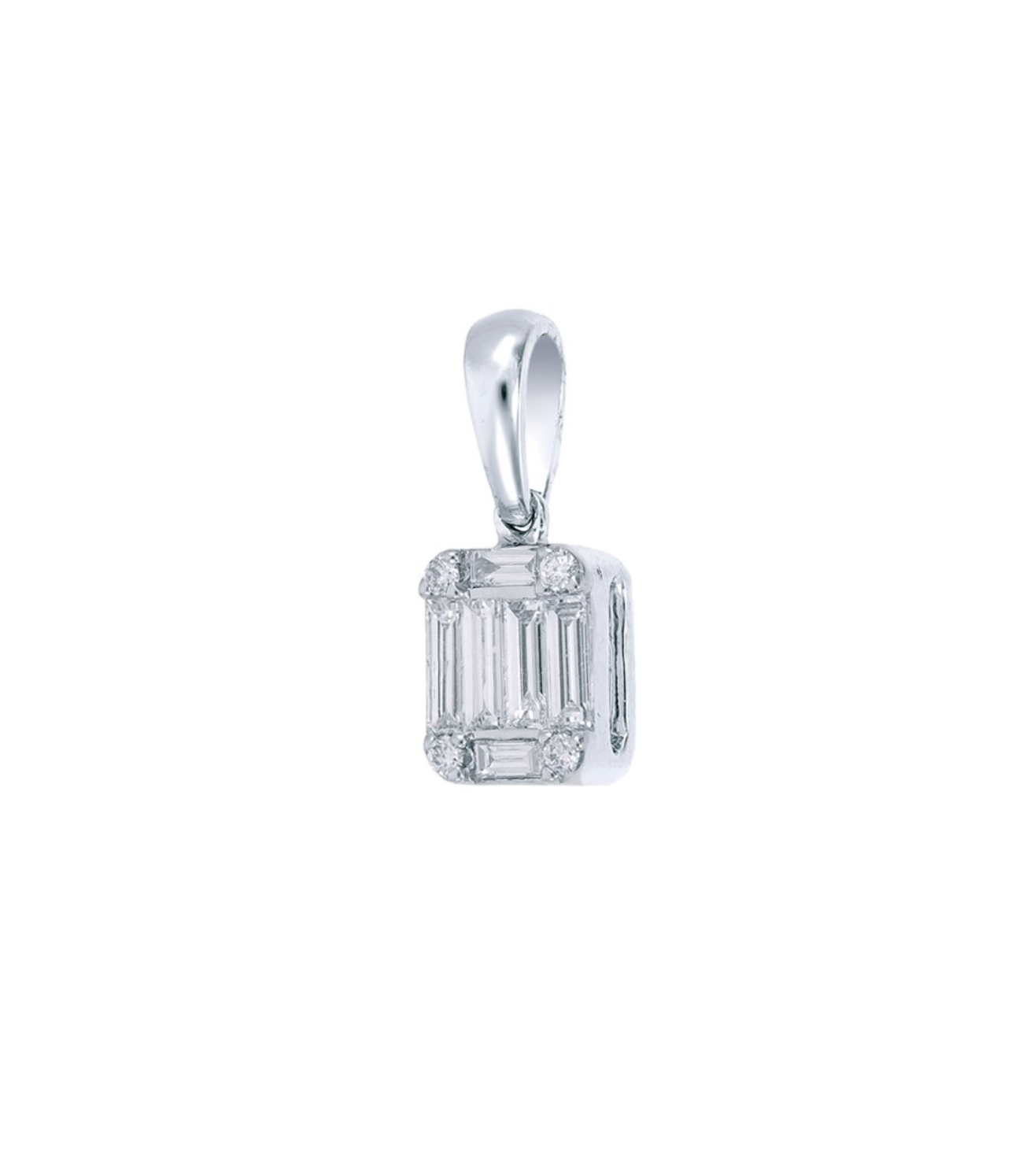 Square Diamond Pendant