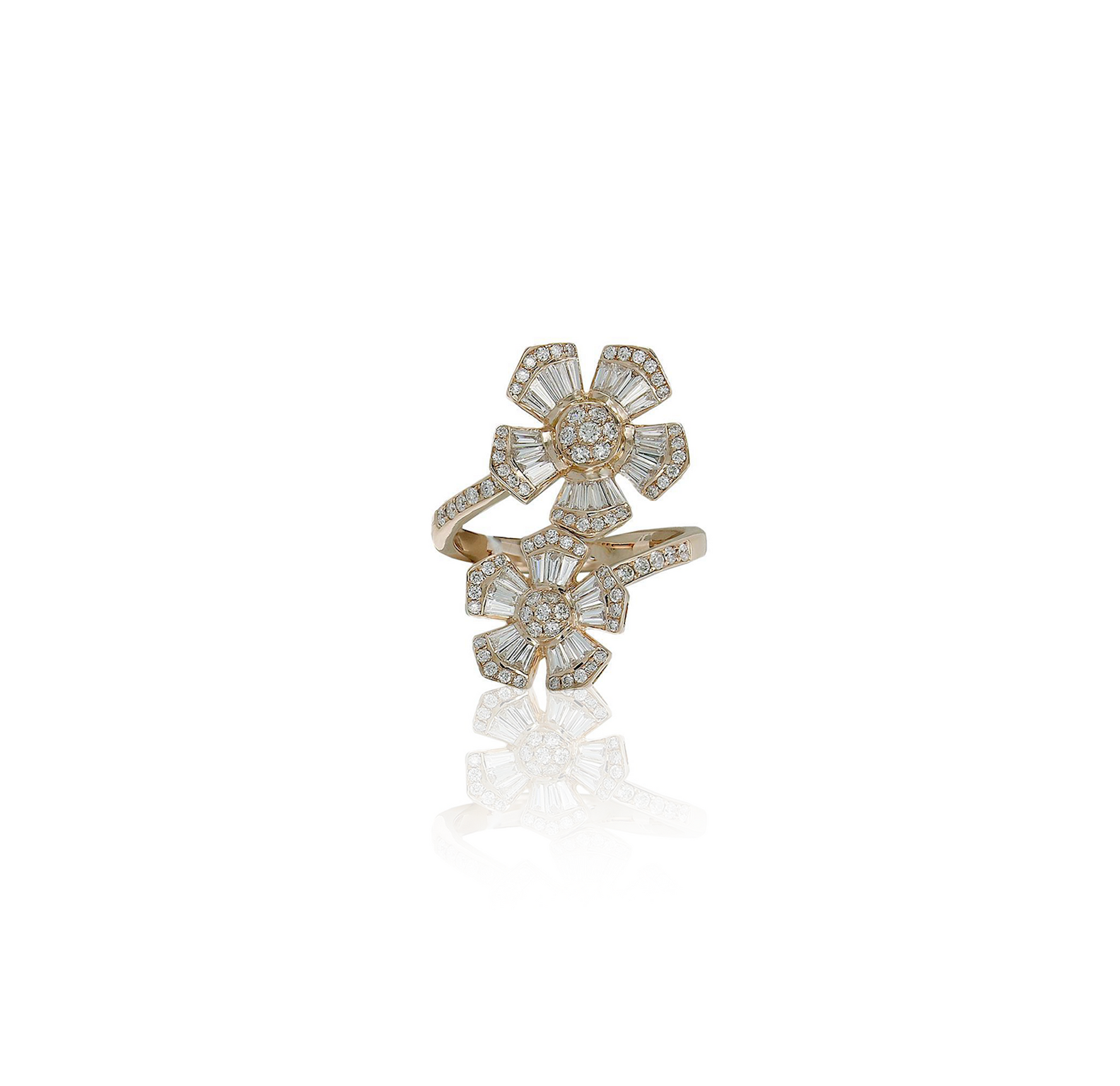 Eternal Jardin Double Flower Ring